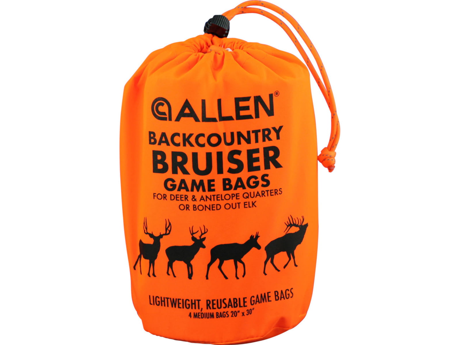 Allen Backcountry Bruiser Deer Game Bag Set Orange Polyester 4 Bags 6591
