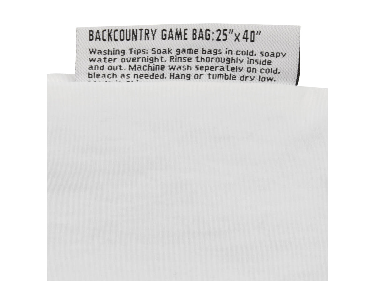 Allen BackCountry Elk Quarter Game Bag White Polyester 6592