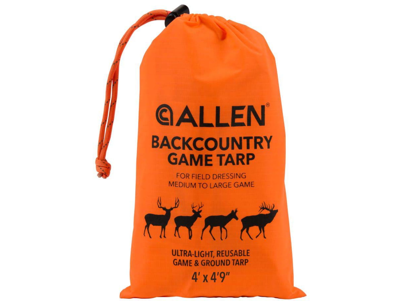 Allen Backcountry Game Tarp 4 x 49in Blaze Orange 5911