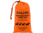 Allen Backcountry Game Tarp 4 x 49in Blaze Orange 5911
