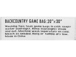 Allen BackCountry Single Meat Game Bag White Polyester 6593