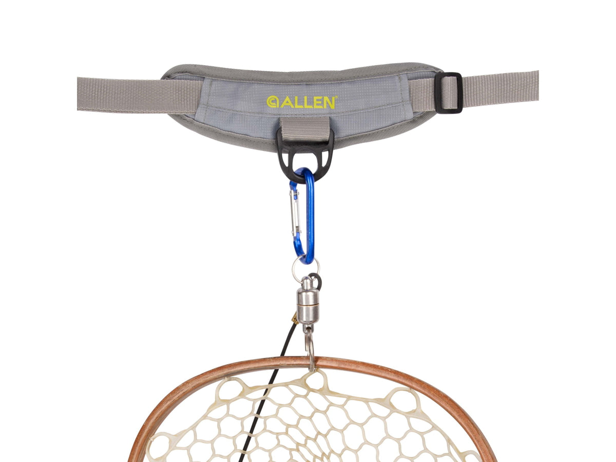 Allen Bear Creek Micro Fly Fishing Chest Pack Fits up to 2 Tackle/Fly Boxes Gray/Lime