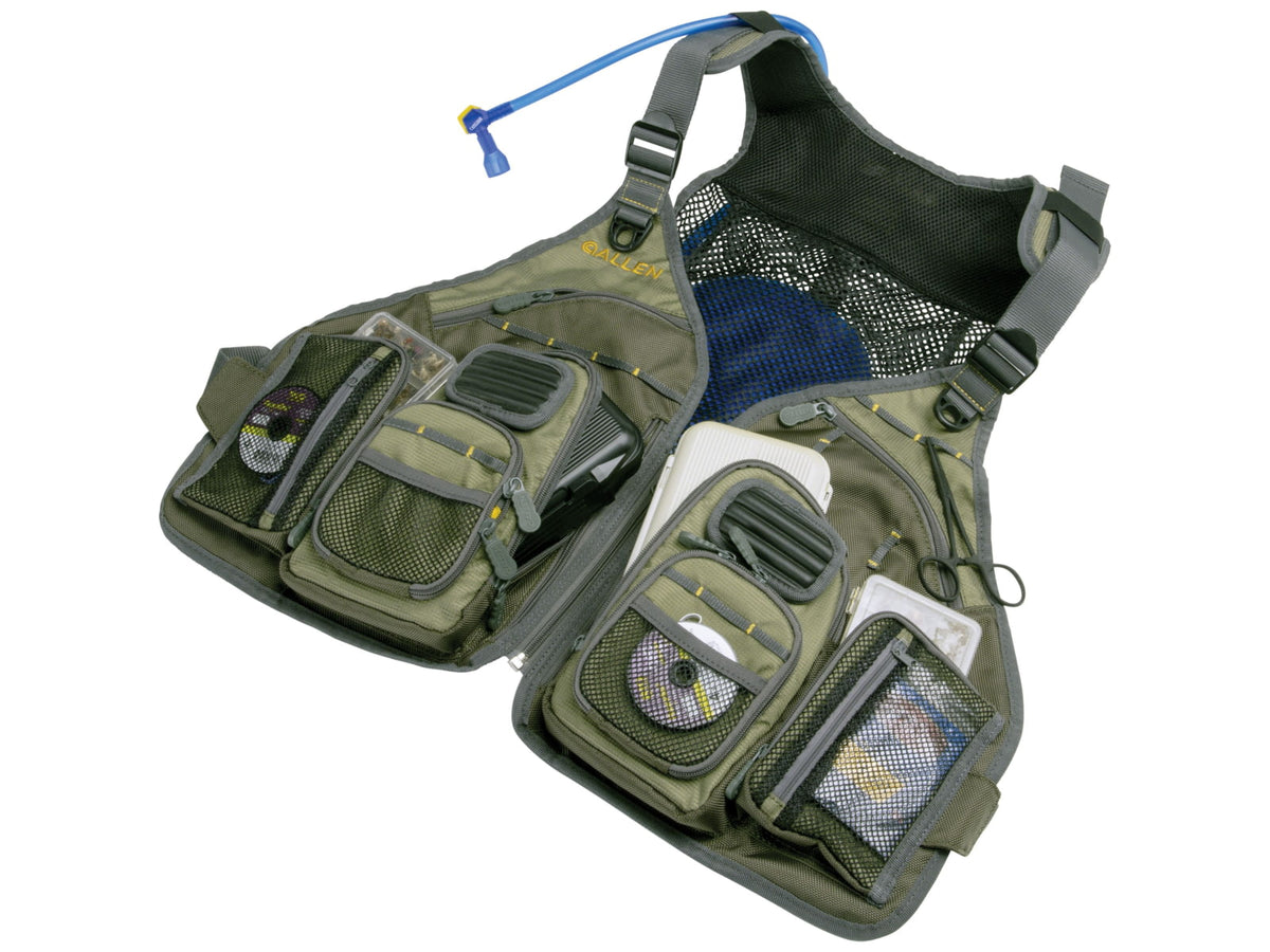 Allen Big Horn Fly Fishing Vest Green 6346