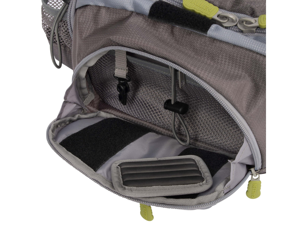 Allen Cedar Creek Fly Fishing Sling Pack Fits up to 4 Tackle/Fly Boxes Gray/Lime 6362