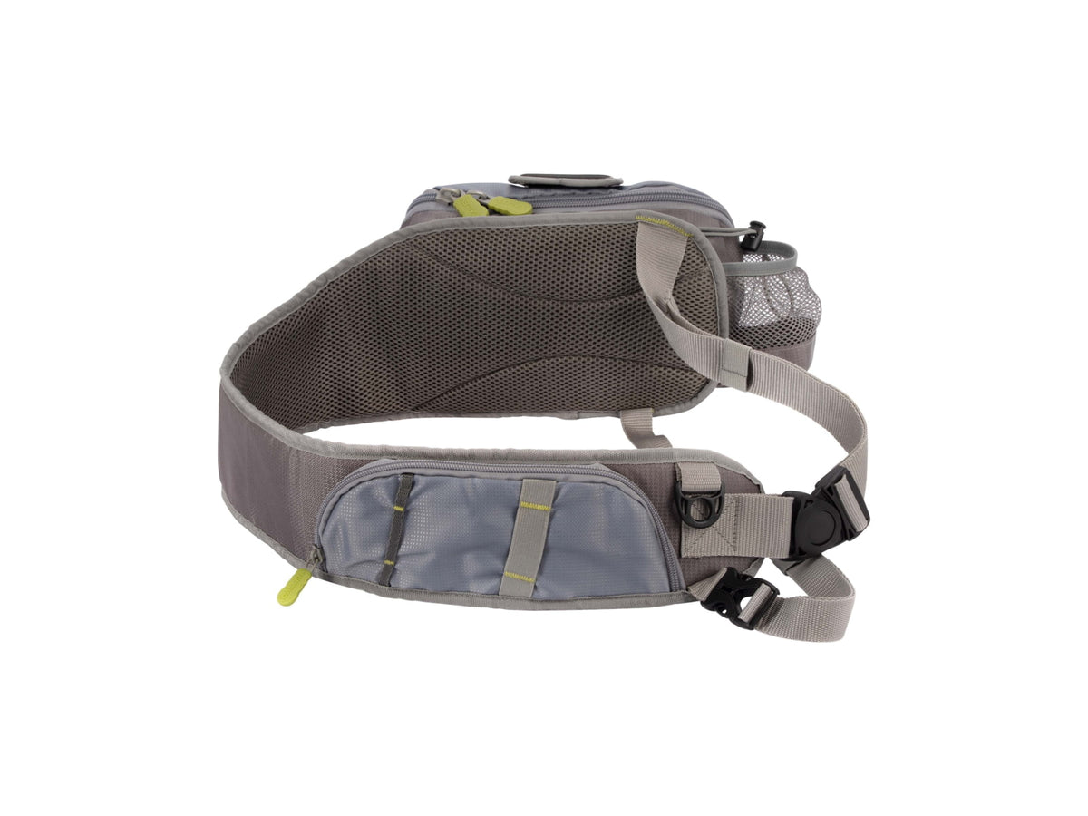 Allen Cedar Creek Fly Fishing Sling Pack Fits up to 4 Tackle/Fly Boxes Gray/Lime 6362