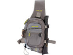 Allen Cedar Creek Fly Fishing Sling Pack Fits up to 4 Tackle/Fly Boxes Gray/Lime 6362