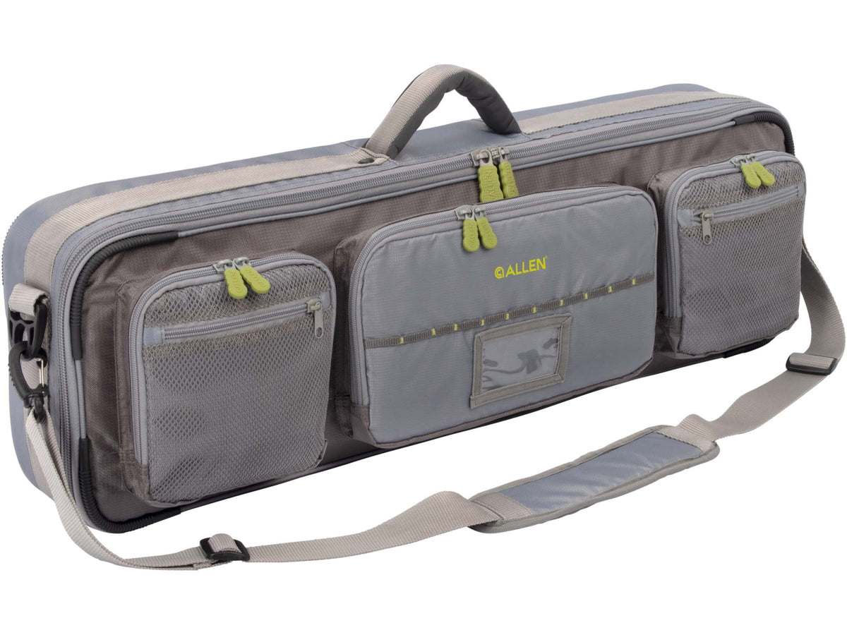 Allen Cottonwood Fly Fishing Rod and Gear Bag Case - Outdoor Storage for up to 4 Fishing Rods - Heavy-Duty Honeycomb Frame for Carrying Your Fishing