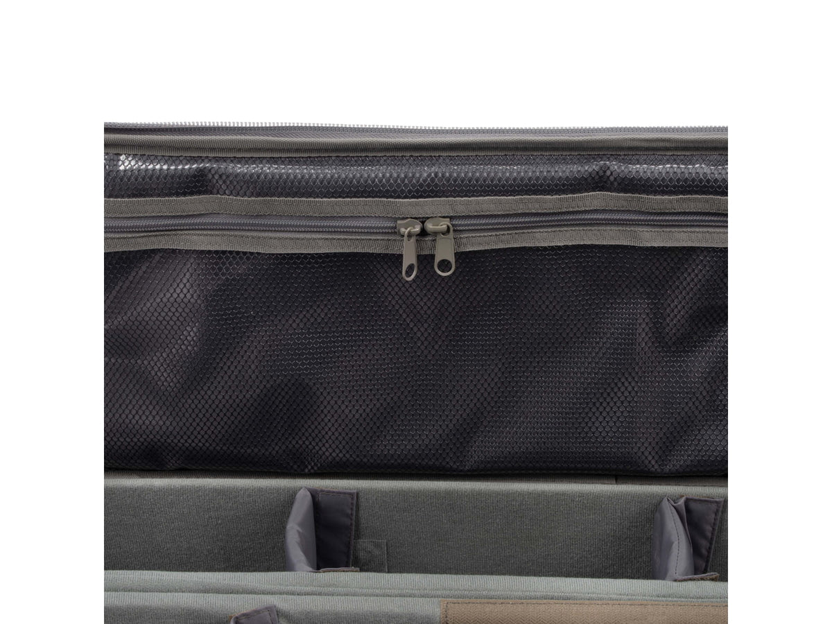 Allen Cottonwood Fly Fishing Rod and Gear Bag Case - Outdoor Storage for up to 4 Fishing Rods - Heavy-Duty Honeycomb Frame for Carrying Your Fishing