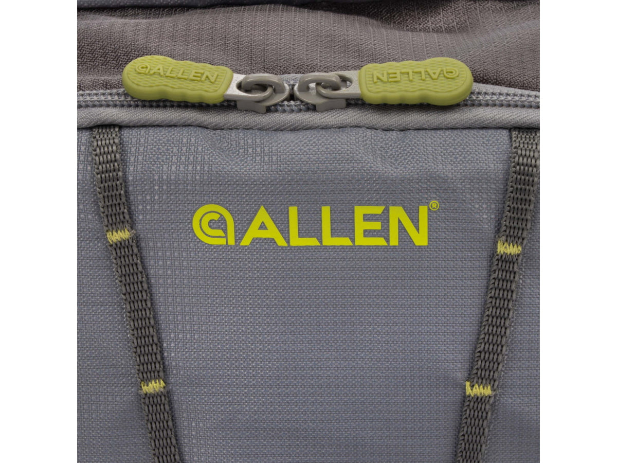 Allen Eagle River Lumbar Fly Fishing Pack Fits up to 6 Tackle/Fly Boxes Gray/Lime 6378