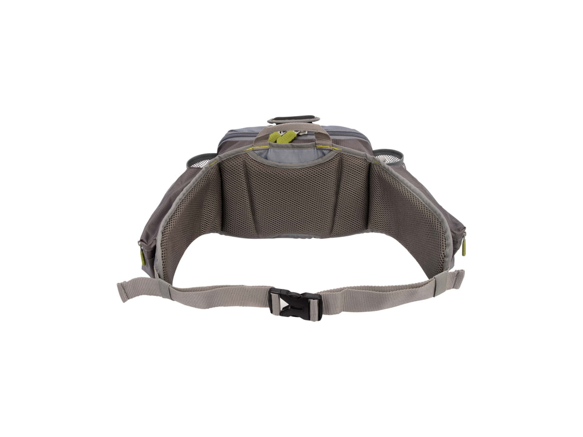 Allen Eagle River Lumbar Fly Fishing Pack Fits up to 6 Tackle/Fly Boxes Gray/Lime 6378