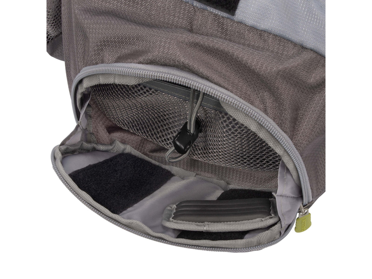 Allen Eagle River Lumbar Fly Fishing Pack Fits up to 6 Tackle/Fly Boxes Gray/Lime 6378