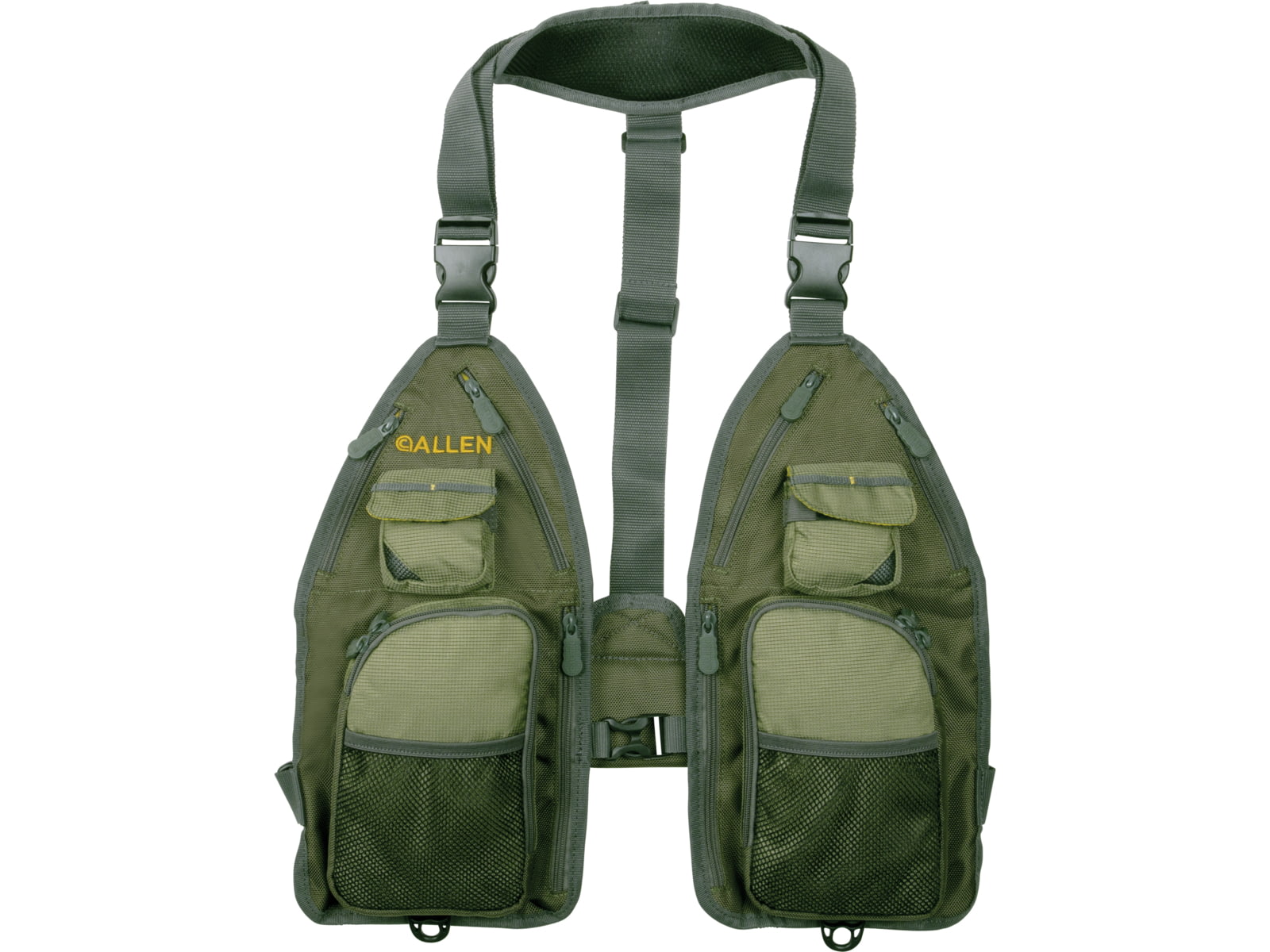 Allen Gallatin Ultra Light Strap Fishing Vest Green 6347