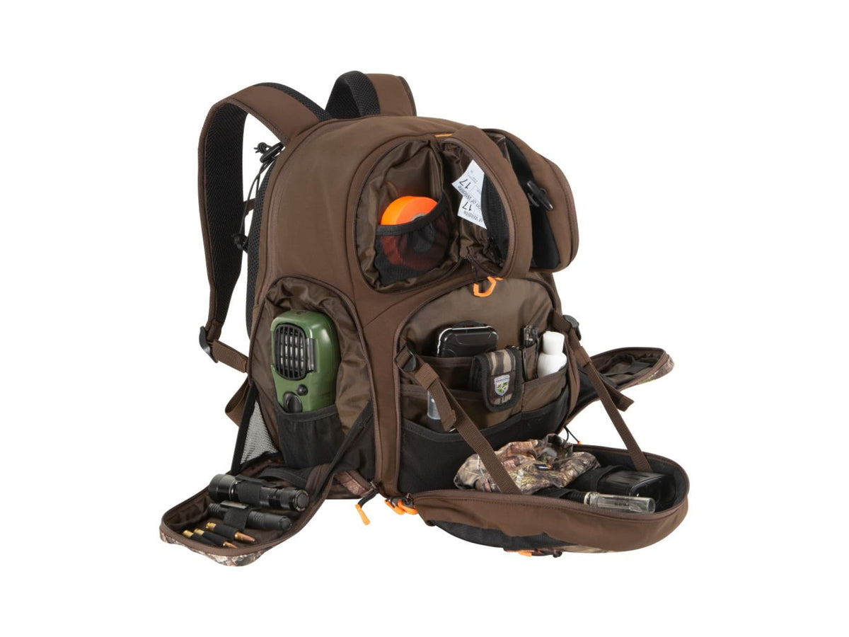 Allen Gear Fit Pursuit Bruiser Treestand Pack Brown/Mossy Oak Break-Up Country Camo 19209