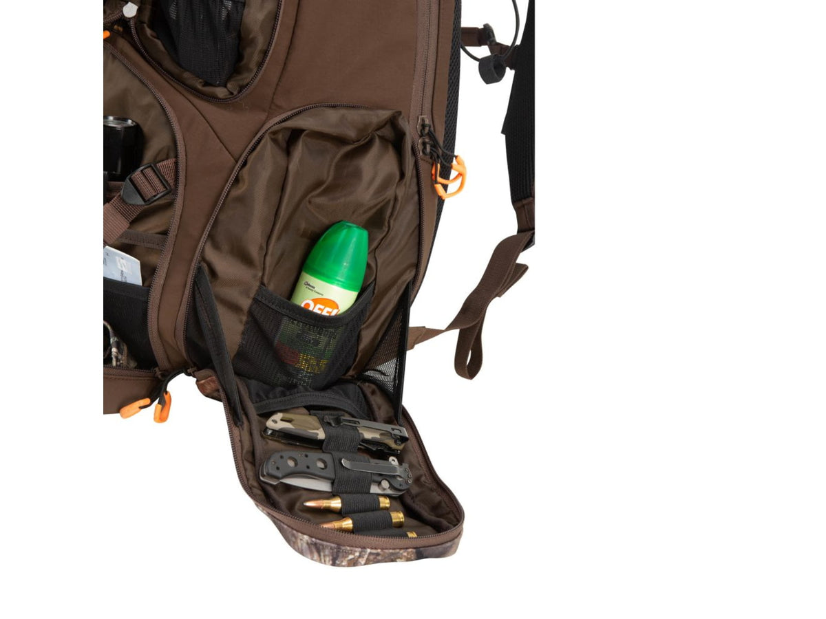 Allen Gear Fit Pursuit Bruiser Treestand Pack Brown/Mossy Oak Break-Up Country Camo 19209