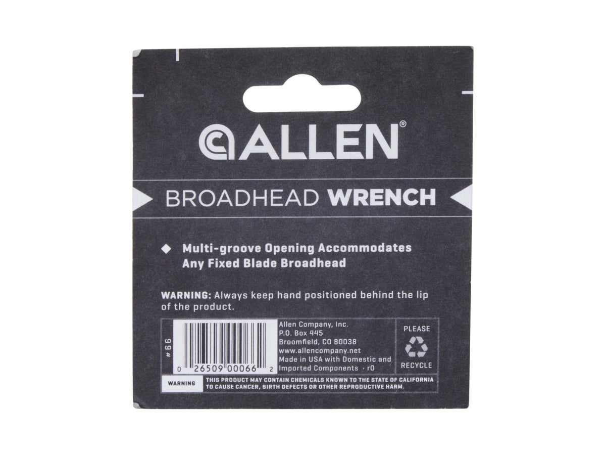 Allen KNetix Broadhead Wrench Black 66