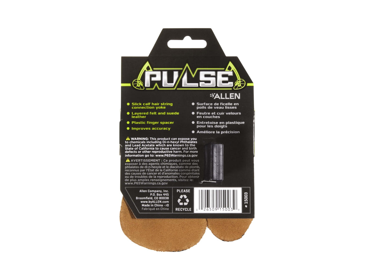 Allen Premium No Pinch Archery Finger Tab Black 15003