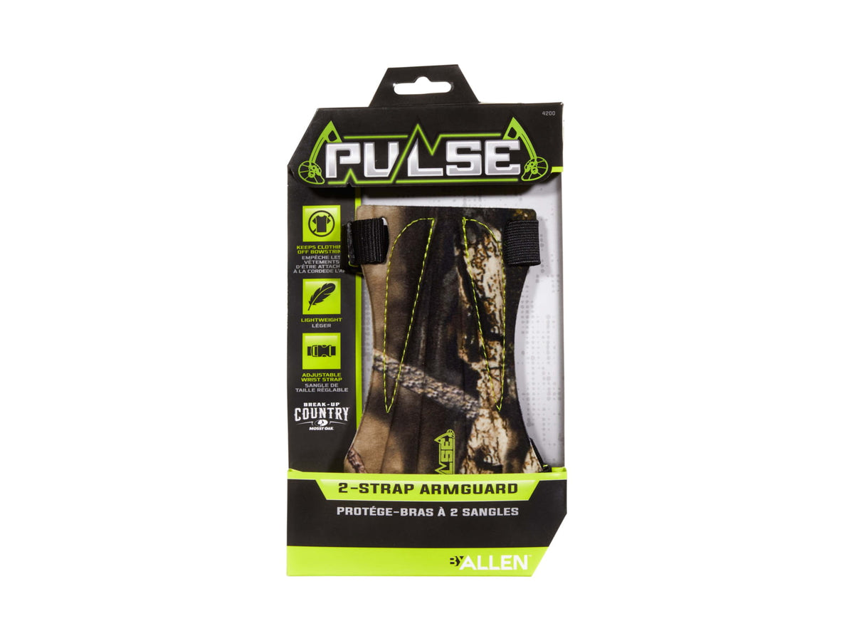 Allen Pulse 2 Strap Arm Armguard Mossy Oak Break-Up Country 4200