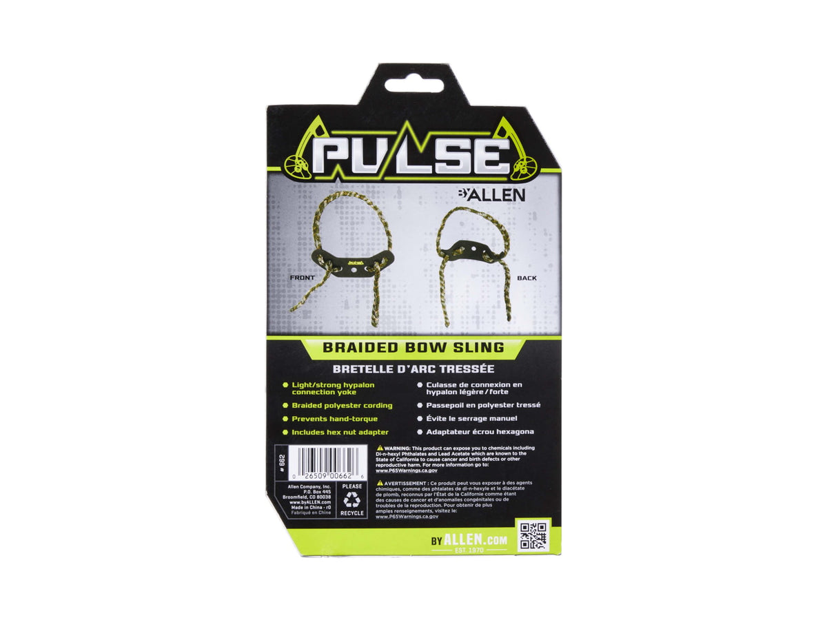 Allen Pulse Braided Compound Bow Wrist Sling Camo 662
