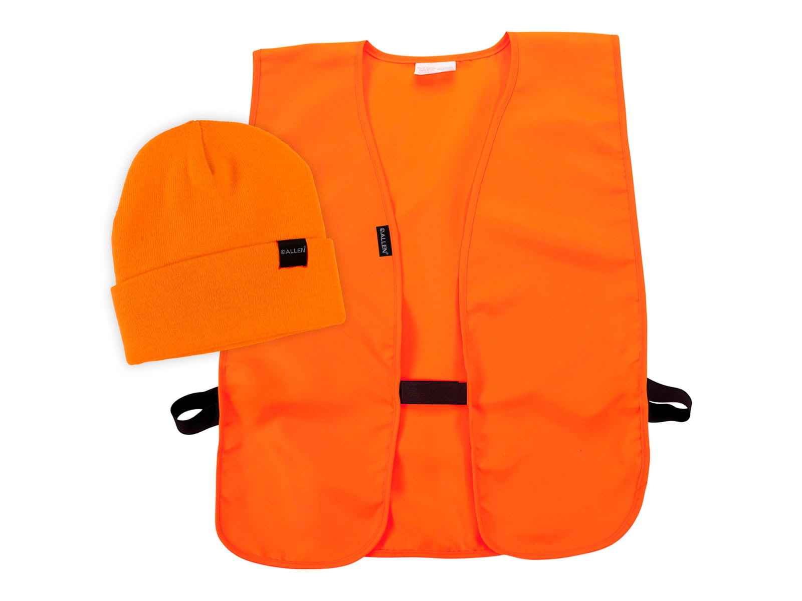 Allen Stocking Cap & Vest Combo - Men's Blaze Orange Medium - Extra Large