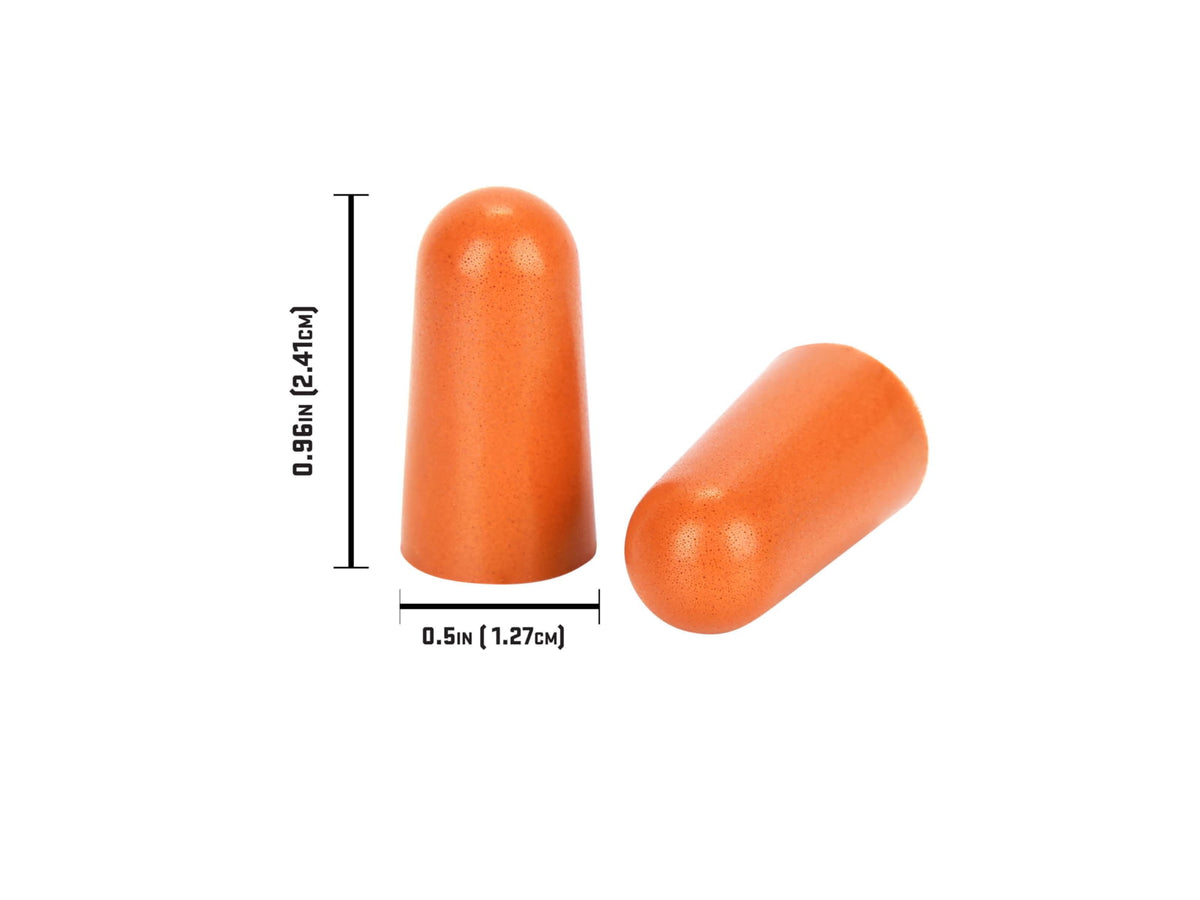 Allen ULTRX Foam Ear Plugs 50-Pairs Orange
