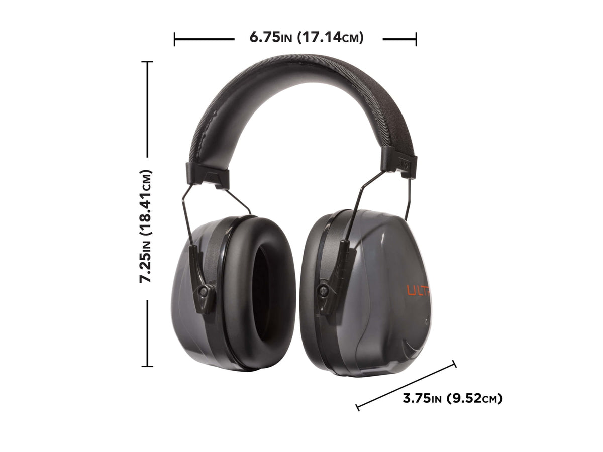 Allen ULTRX Heavy Sound Defender Passive Earmuff Gray 4124