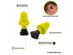 Allen ULTRX Silicone Ear Plugs 5-Pairs Yellow