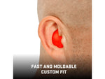 Allen ULTRX Silicone Putty Ear Plugs 3-Pairs Orange