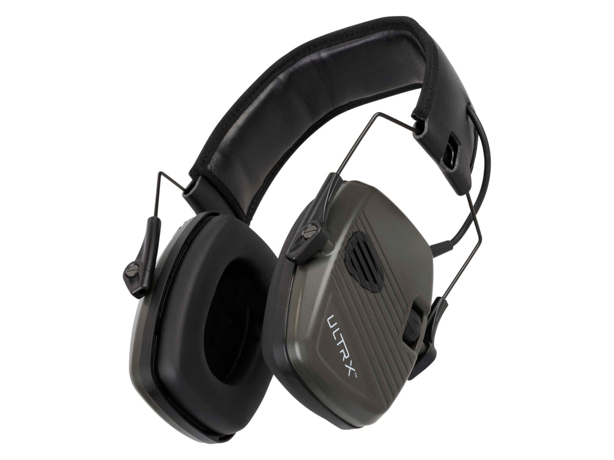 Allen ULTRX Stereo Electronic Earmuff Olive 4113