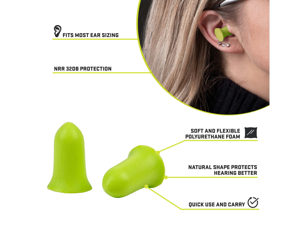 Allen ULTRX Tapered Foam Ear Plugs