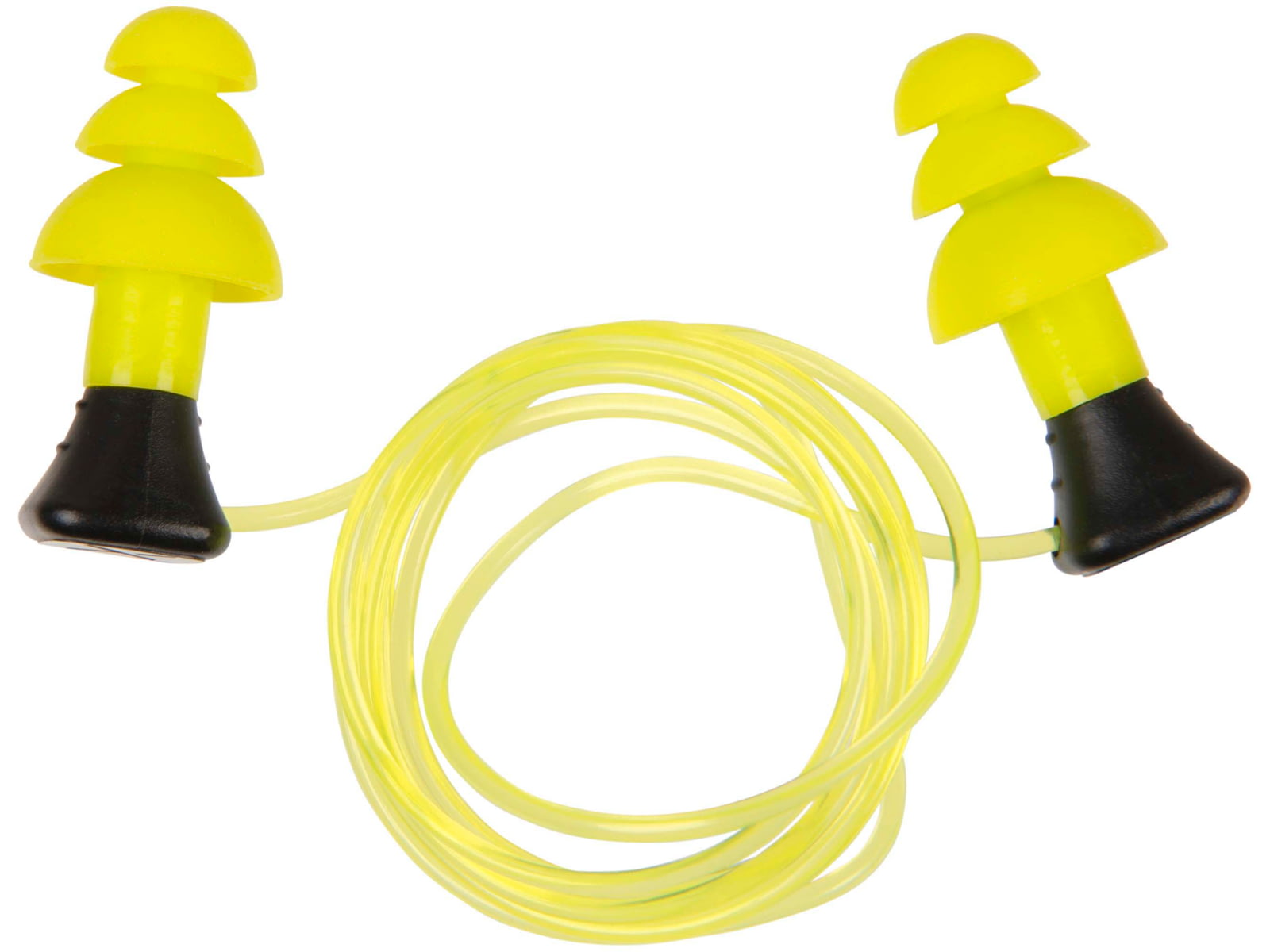 Allen ULTRX Tethered Silicone Ear Plugs 3-Pairs Yellow