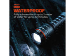 Nebo Davinci 800L 18650 Li-ion Rechargeable 1800 Lumens LED Flashlight Black NEBFLT1063