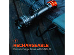 Nebo Davinci 800L 18650 Li-ion Rechargeable 1800 Lumens LED Flashlight Black NEBFLT1063