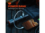 Nebo Davinci 800L 18650 Li-ion Rechargeable 1800 Lumens LED Flashlight Black NEBFLT1063