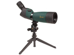 Alpen 20-60x80mm Angled Waterproof Spotting Scope - 45 Degree Eyepiece Nylon Case Portable 12in Swivel-Head Tripod