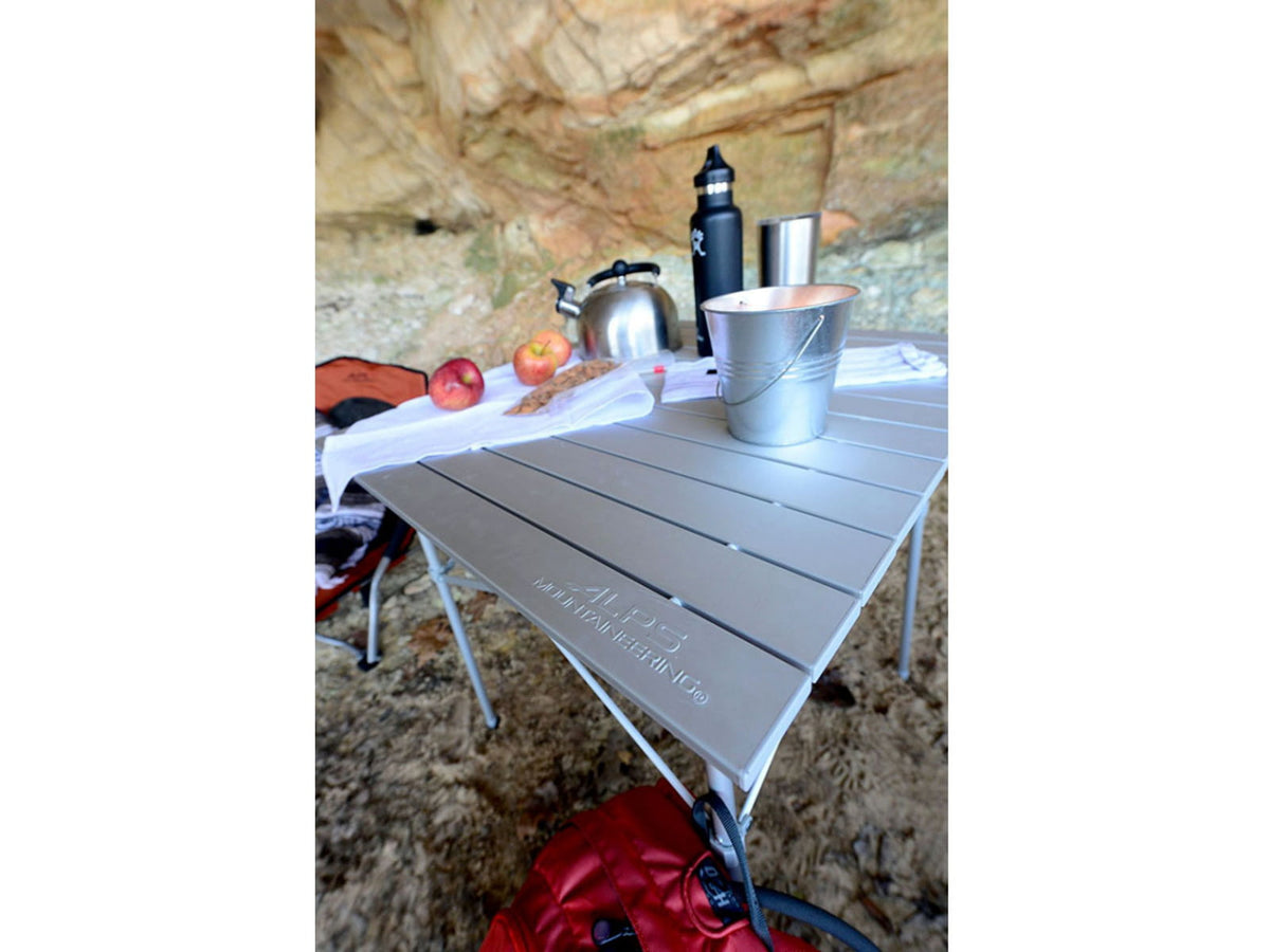 ALPS Mountaineering Camp Table Powder-Coated Aluminum Silver 8301076