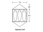 ALPS Mountaineering Taurus 3-Person Outfitter Tent Tan/Green