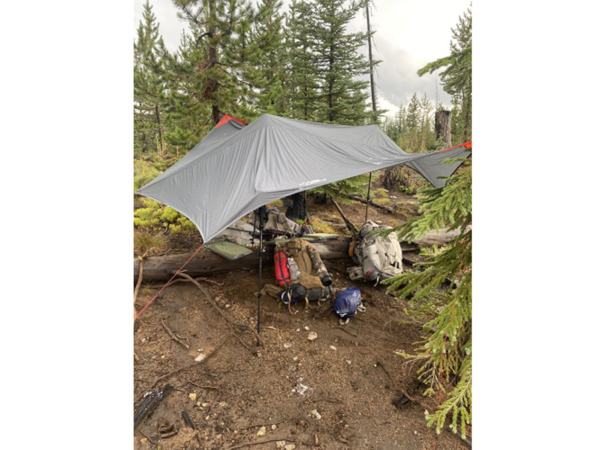 ALPS Mountaineering Ultra-Light Tarp Shelter Charcoal/Red