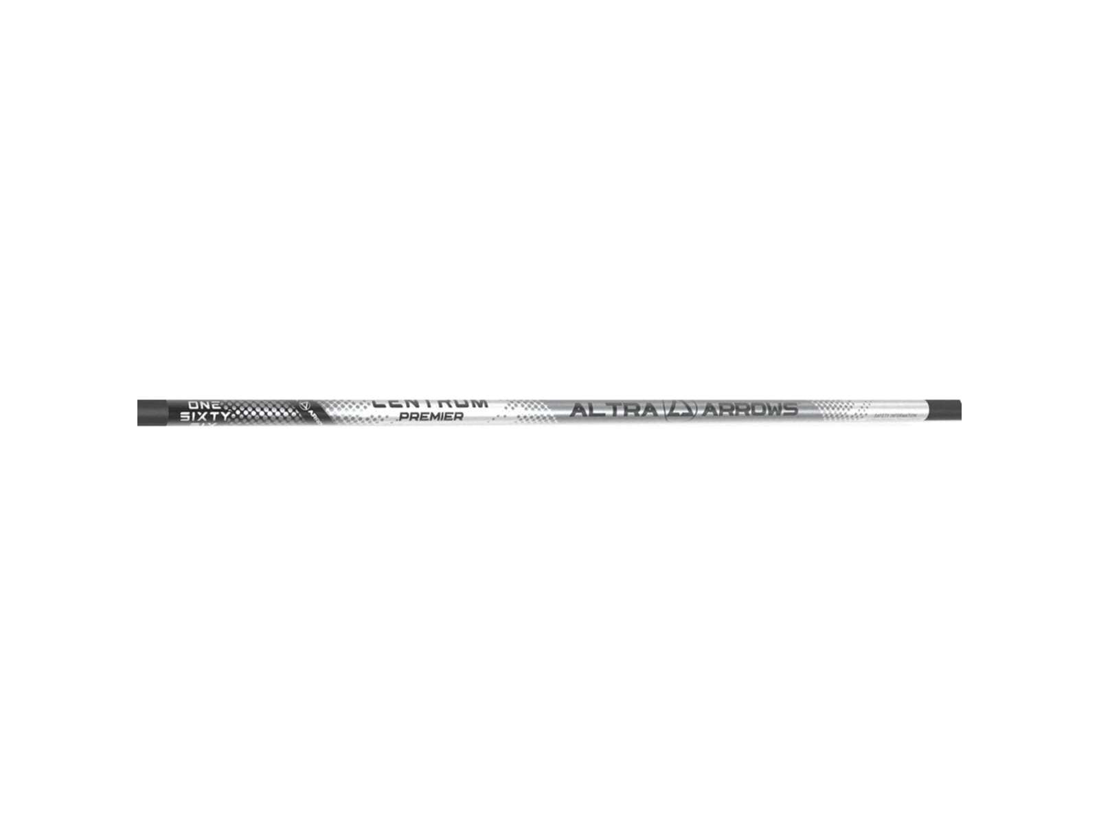 Altra Arrows 204 Centrum Limited .001 Arrow Shafts 350 Spine Fletched Set of 12 Black