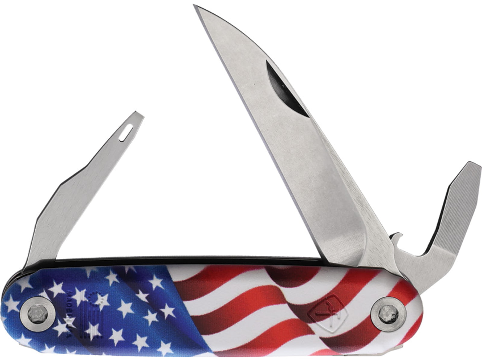 American Service Knife Alchesay Folder Whar Flag ASK003FLG