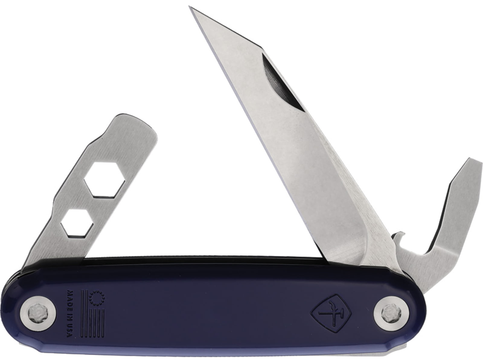 American Service Knife The Iron Sides Folder Seax ASK004BL