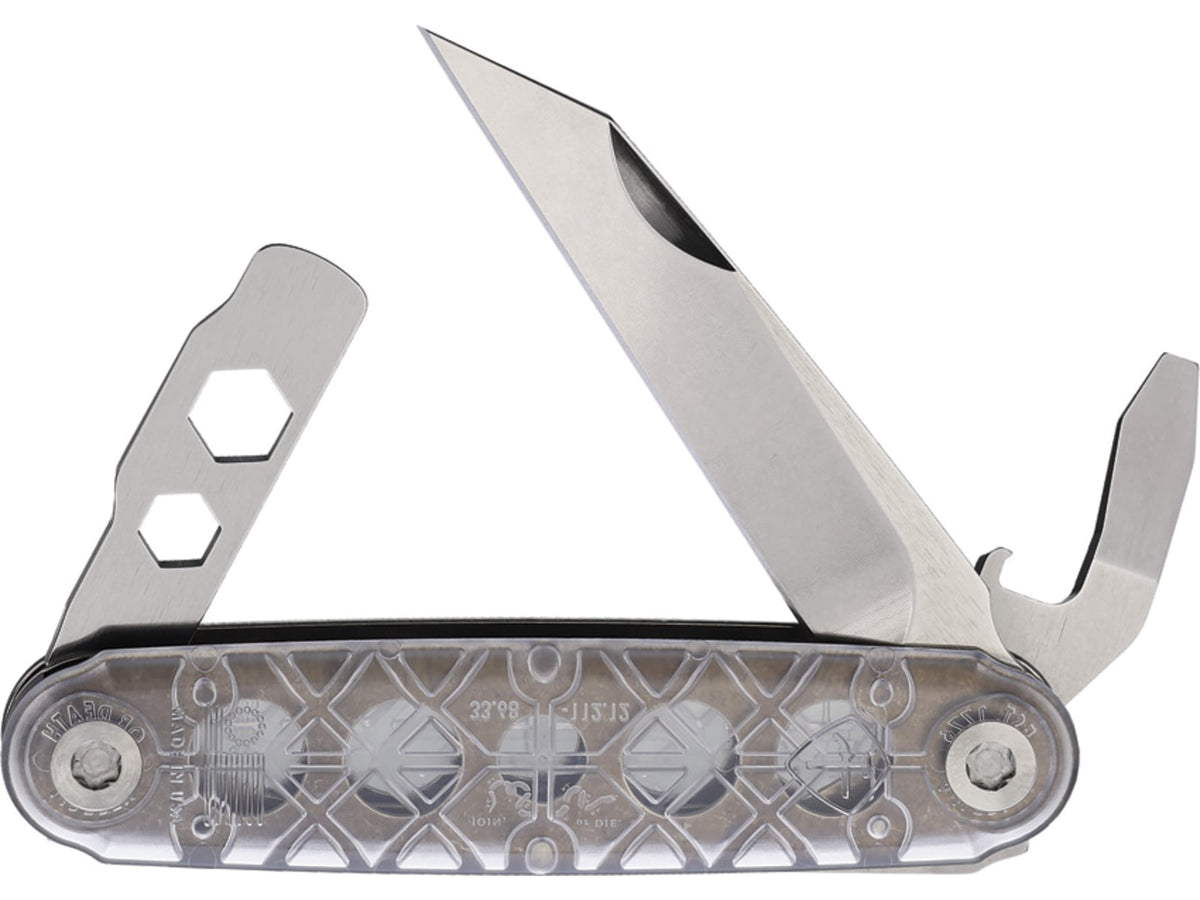 American Service Knife The Iron Sides Folder Seax Clr ASK004CLR