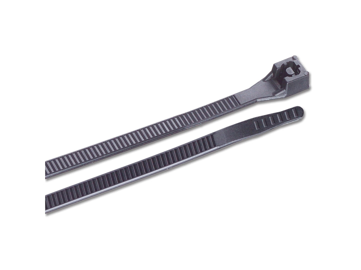 Ancor 11in UV Black Standard Cable Zip Ties - 25 pack One Size 199210