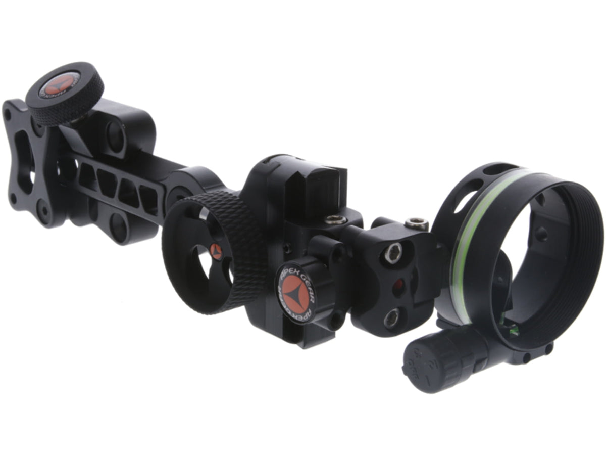 Apex Gear Covert Dovetail Sight 1 Pin .019 Green Black/Orange Ambidextrous TG-AG2321BD