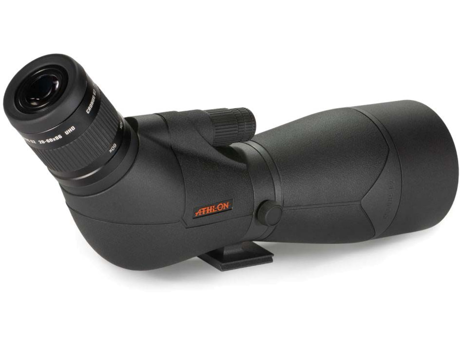 Athlon Optics Cronus G2 20-60x86 UHD Dual Focus Spotting Scope Angled 45 Degree Black
