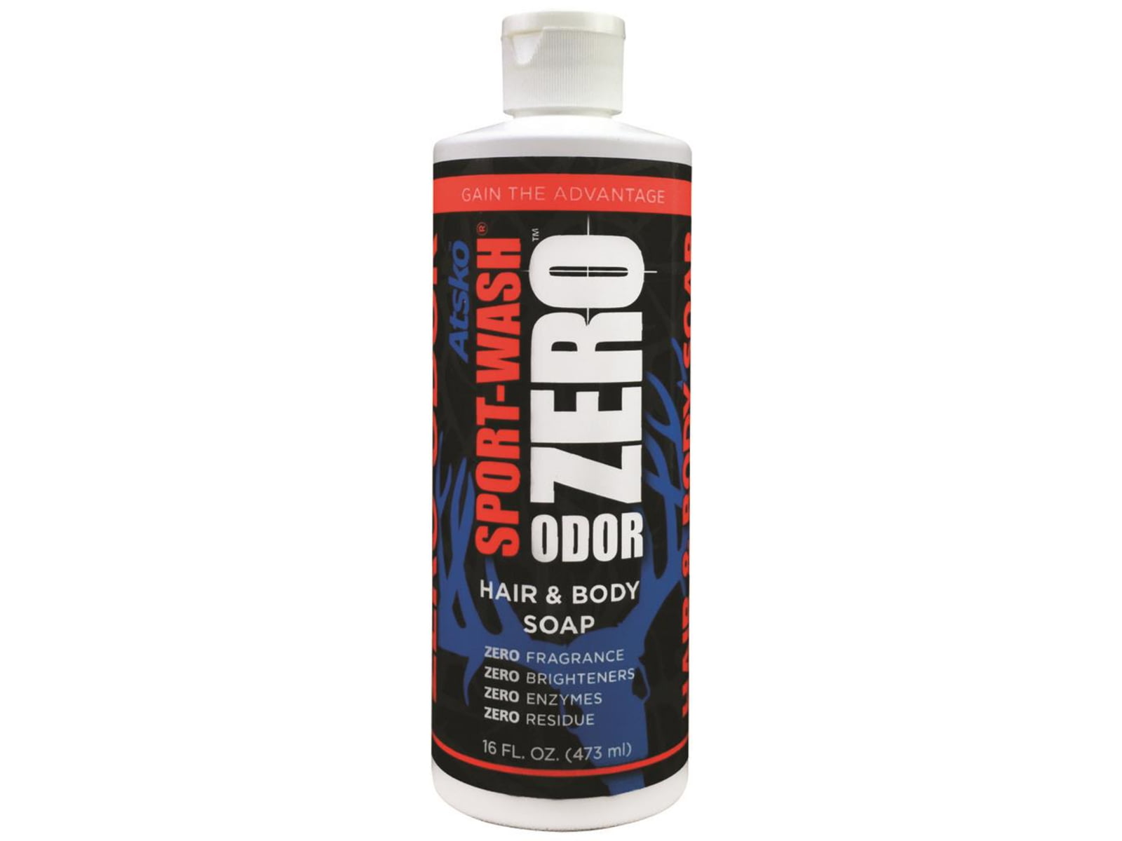 Atsko Zero Sport Wash Hair and Body Soap 16 oz. 1345BZ