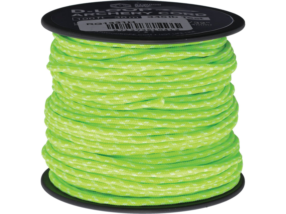 Atwood D-Loop Cord Neon Green Glow RG1331H
