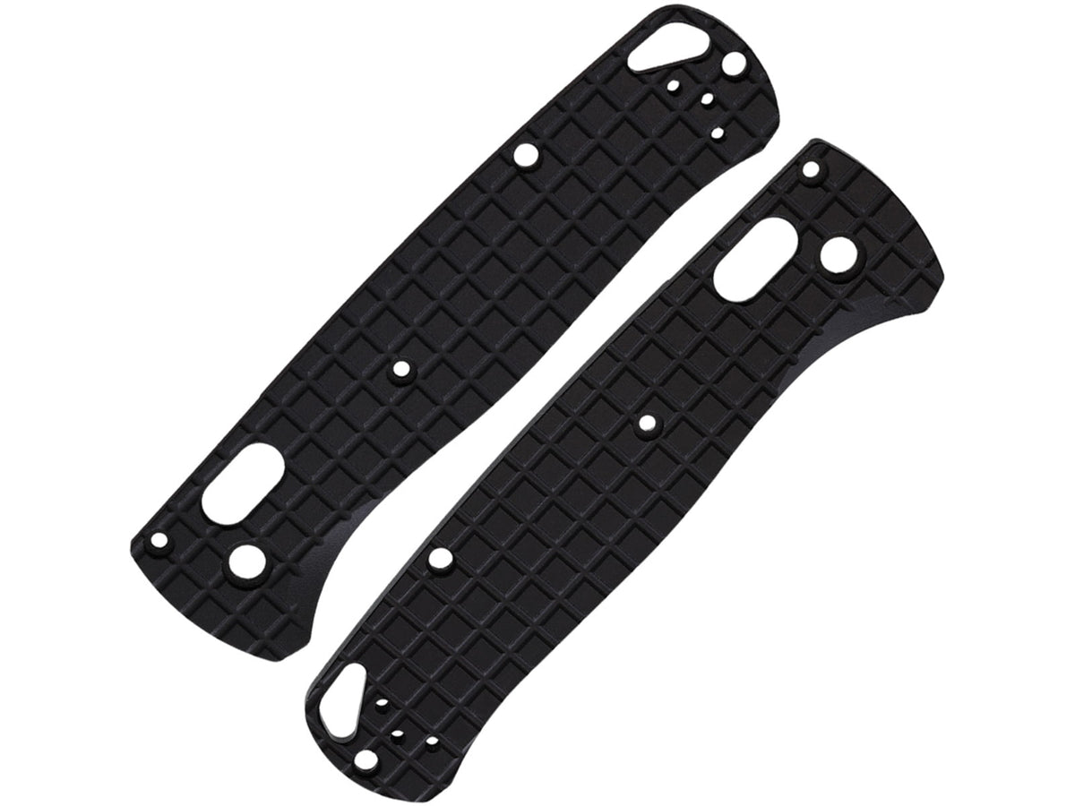 August Engineering Bugout 535 Handle Scales Black Grenade Pattern Aluminum AE-1104-BLK