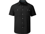 USED AVID Sportswear Cabo Performance Short Sleeve Shirt - Men's Black Large