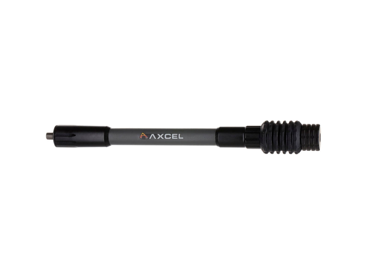 Axcel CarboFlax Hunting Bow Stabilizer 10 in Grey/Black SCFX-650-10YB