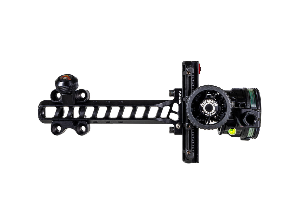 Axcel Driver Plus Slider Sight w/AVX-41 Scope Stealth BH .010 Green Fiber Single Pin Right Hand 1502902